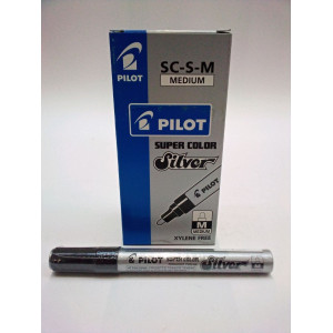 MARCATORE SUPER COLOR PUNTA MEDIA VERNICE SILVER PILOT COD. 002440