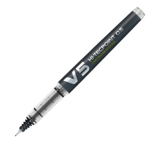ROLLER HI-TECPOINT V5 RICARICABILE NERO BEGREEN PILOT COD. 040325
