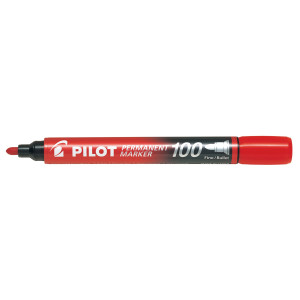 MARCATORE PERMANENTE 100 ROSSO P.TONDA 4.5MM PILOT COD. 002707