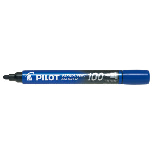 MARCATORE PERMANENTE 100 BLU P.TONDA 4.5MM PILOT COD. 002706