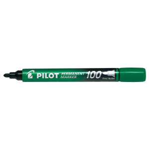 MARCATORE PERMANENTE 100 VERDE P.TONDA 4.5MM PILOT COD. 002708