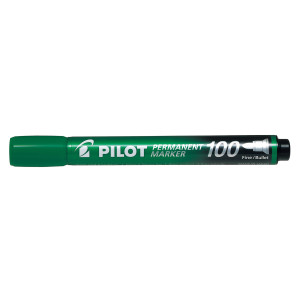 MARCATORE PERMANENTE 100 VERDE P.TONDA 4.5MM PILOT COD. 002708