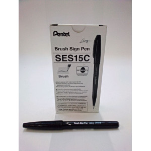 PENTEL BRUSH SES15C-A NERO - CF. DA 10