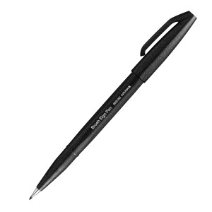 PENTEL BRUSH SES15C-A NERO - CF. DA 10