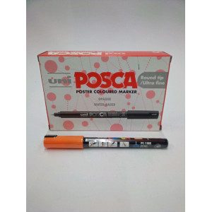 MARCATORE UNI POSCA PEN PC1M P.EXTRA FINE 0,7MM ARANCIO UNI MITSUBISHI COD. M PC1MR AC