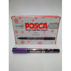 MARCATORE UNI POSCA PEN PC1M P.EXTRA FINE 0,7MM VIOLA UNI MITSUBISHI COD. M PC1MR VI