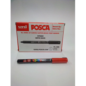 MARCATORE UNI POSCA PEN PC1M P.EXTRA FINE 0,7MM ROSSO UNI MITSUBISHI COD. M PC1MR R