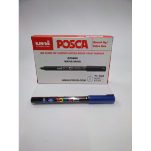 MARCATORE UNI POSCA PEN PC1M P.EXTRA FINE 0,7MM BLU UNI MITSUBISHI COD. M PC1MR B