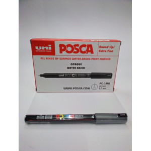 MARCATORE UNI POSCA PEN PC1M P.EXTRA FINE 0,7MM ARGENTO UNI MITSUBISHI COD. M PC1MR ARG