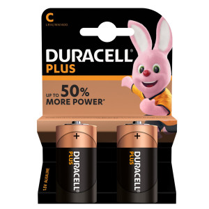 BATTERIA DURACELL MEZZA TORCIA C - CF. DA 2