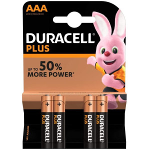 BLISTER 4 BATTERIE DURACELL AA