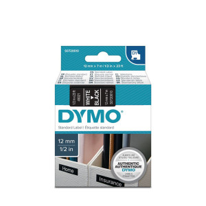 NASTRO DYMO TIPO D1 (12MMX7M) BIANCO/NERO 450210 COD. S0720610