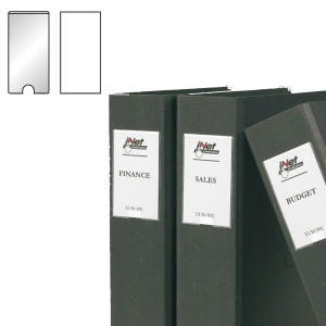 BUSTA 12 PORTAETICHETTE PPL ADESIVE TRASPARENTI 22X102MM 10315S DJOIS COD. S852315