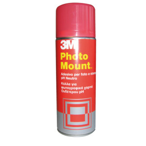 ADESIVO SPRAY 3M PHOTO MOUNT ALTA QUALITA' - TRASPARENTE 400ML COD. 58953