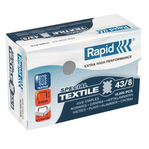 SCATOLA 10.000 PUNTI SPECIAL TEXTILE RAPID 43/8 COD. 24872300