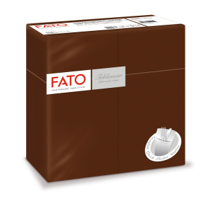50 QUICK POCKET 40X40CM COLOR CACAO LINEA AIRLAID FATO COD. 88480301