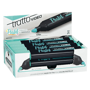 TRATTO VIDEO PASTEL MENTA 833505 - CF. DA 12