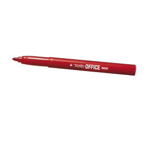 SCATOLA 12 PENNARELLI TRATTO OFFICE MAXI ROSSO COD. 731602