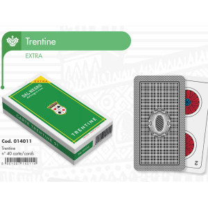 CARTE DA GIOCO TRENTINE 40 PZ. EXTRA