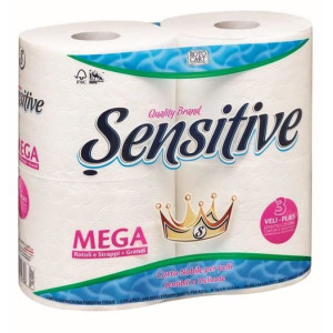 CARTA IGIENICA 3 VELI SENSITIVE CF 36 RT