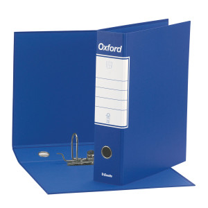 REGISTRATORE OXFORD G83 BLU DORSO 8CM F.TO COMMERCIALE ESSELTE COD. 390783050