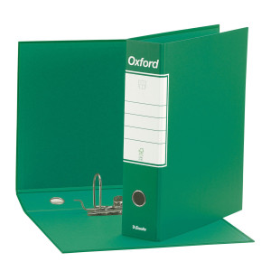 REGISTRATORE OXFORD G83 VERDE DORSO 8CM F.TO COMMERCIALE ESSELTE COD. 390783180