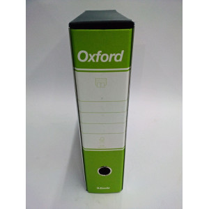 REGISTRATORE OXFORD G85 VERDE LIME DORSO 8CM F.TO PROTOCOLLO ESSELTE COD. 390785600