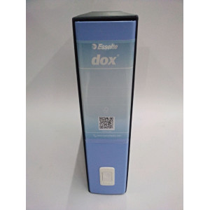 REGISTRATORE DOX 2 AZZURRO DORSO 8CM F.TO PROTOCOLLO ESSELTE COD. D15216