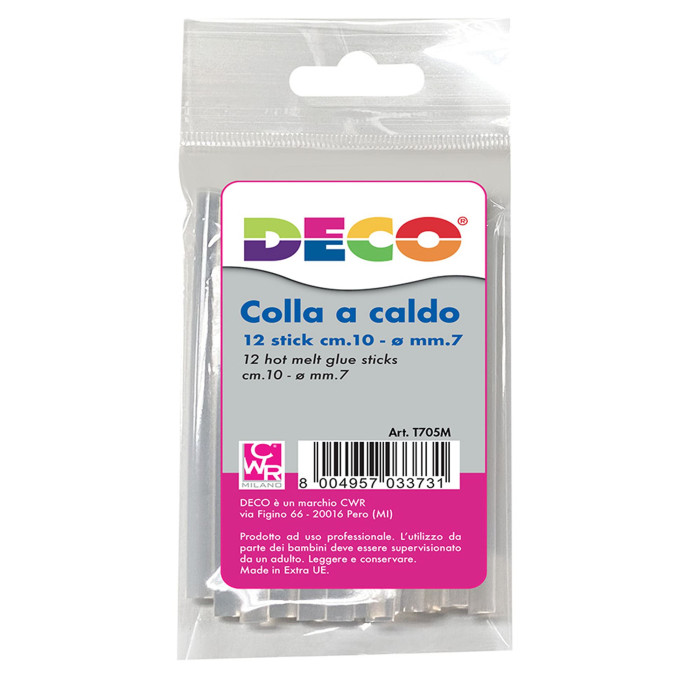 STICK COLLA A CALDO D. 7 CF. DA 12 COD. T705M