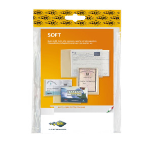 25 BUSTE A SACCO PP SOFT 220X300MM SEI ROTA COD. 652230