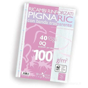 RICAMBIO RINF. A4 100GR. 40FG MOD. Q