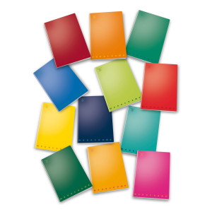 QUADERNO MINI MONOCROMO 5MM CF.10 00991465M