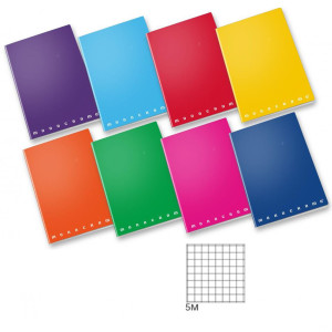 QUADERNO MONOCROMO A5 5M CF.10 02217785M
