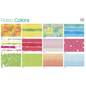 SCATOLA 100FG CARTA REGALO RASO COLORS 70X100CM REX SADOCH COD. R4412GEN