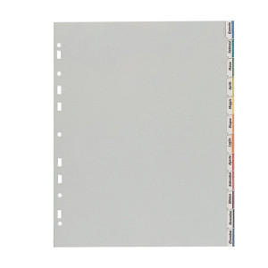 SEPARATORE 22X30 12 TASTI PPL NEUTRO SEPAREX FAVORIT 153/12 COD. 400006688