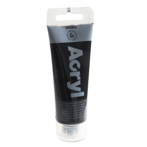 COLORE ACRYL FINE TUBO DA 75ML NERO 800 PRIMO COD. 420TA75800