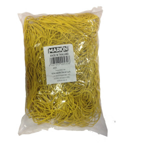 ELASTICO GOMMA GIALLO D30 SACCO DA 1KG MARKIN COD. Y525G030X15