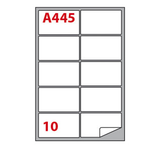 ETICHETTA 99.6X57 A445 - CF. DA 100