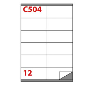 ETICHETTA 105X48 C504 - CF. DA 100