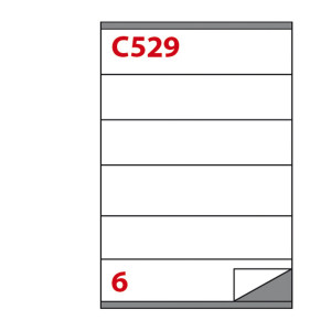 ETICHETTA 210X48 C529 - CF. DA 100