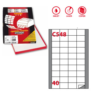 ETICHETTA 45X29.7 C548 - CF. DA 100