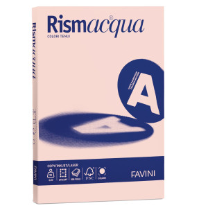 CARTA RISMACQUA 140GR A4 200FG SALMONE 05 FAVINI COD. A655204