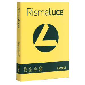 CARTA RISMALUCE 140GR A4 200FG GIALLO SOLE 53 FAVINI COD. A65B204