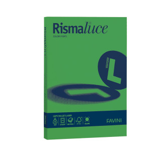 CARTA RISMALUCE 140GR A4 200FG VERDE 60 FAVINI COD. A65D204