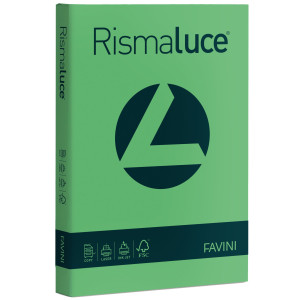 CARTA RISMALUCE 140GR A4 200FG VERDE 60 FAVINI COD. A65D204