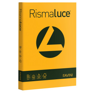 CARTA RISMALUCE 140GR A4 200FG GIALLO ORO 52 FAVINI COD. A65H204