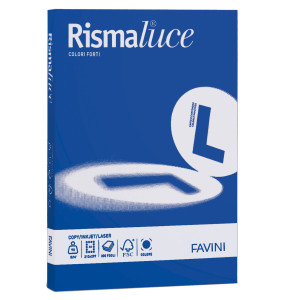 RISMALUCE 200 GR. A4 BLU 62 - CF. DA 125