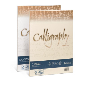 CALLIGRAPHY CANVAS 200 GR. A4 AVORIO 02 DA 50