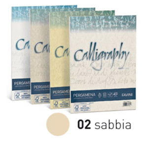 PERGAMENA 190 GR.A4 SABBIA 02 CF.50