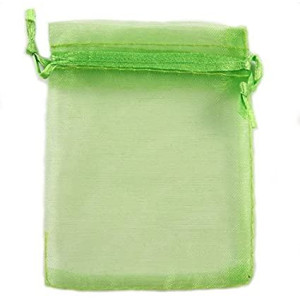 SACCHETTO ORGANZA 12X17 VERDE 1875 - CF. DA 15